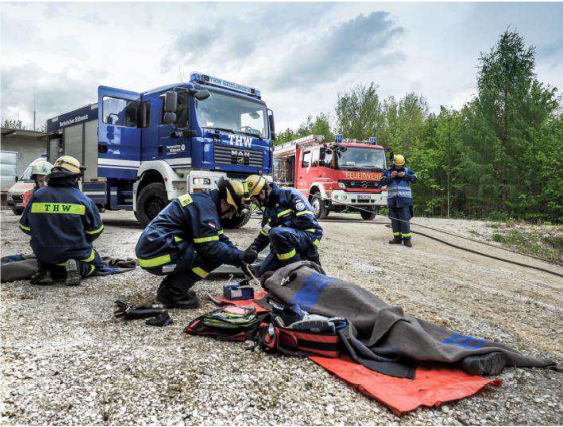 Einsatzort Steinbruch