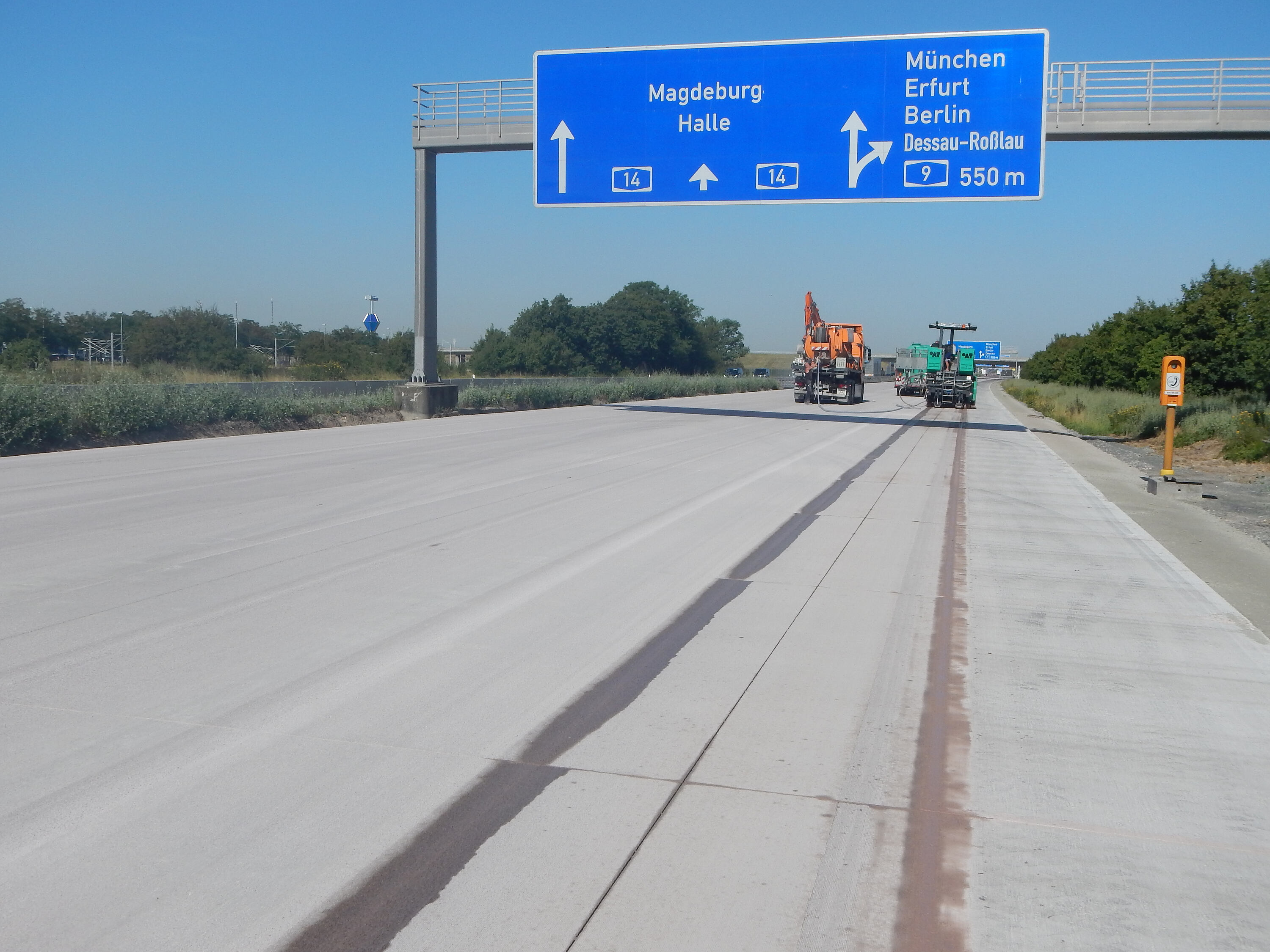 Bild 20 Strecke nach Ebenheitsgrinding (© Lietzmann, SCHWENK Zement KG)