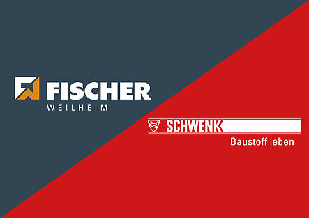 Logos FISCHER Weilheim und SCHWENK