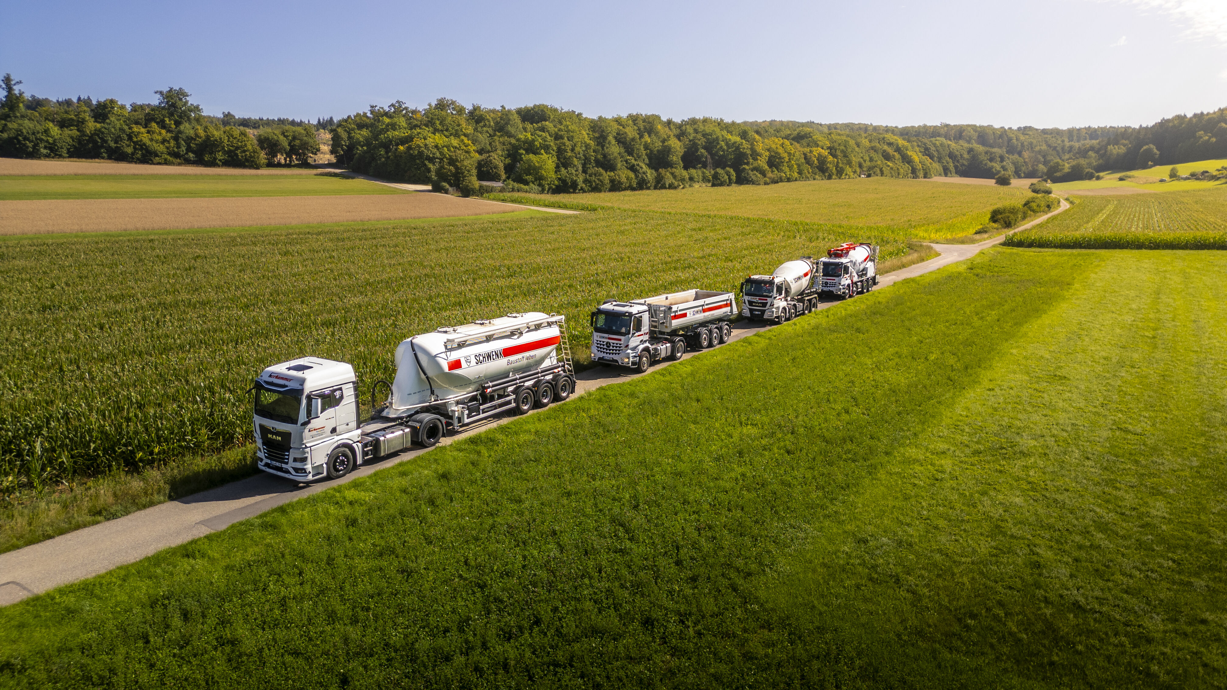 Die Fahrzeugflotte von SCHWENK